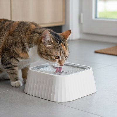 Gamelle Chat stable et pratique pour l'eau
