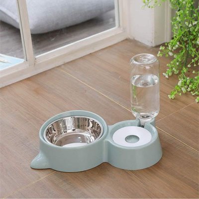 Gamelle chat avec réservoir d'eau par gravité