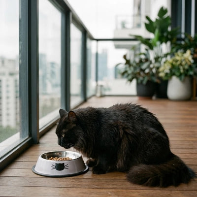 Gamelle pour Chat avec base antidérapante en caoutchouc
