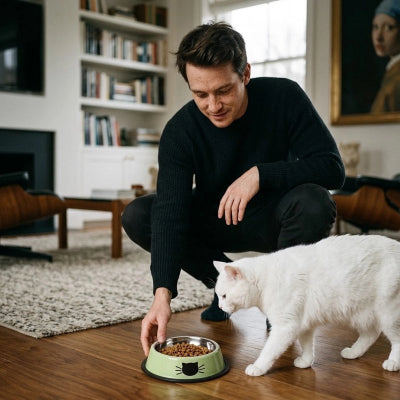 Gamelle pour Chat facile à nettoyer
