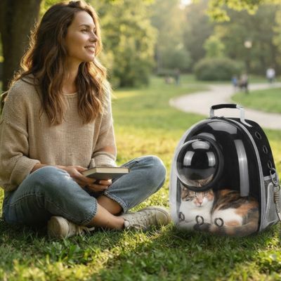 Sac à dos chat pour le transport urbain en toute sécurité