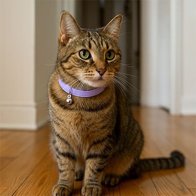 Collier anti etanglement pour chat