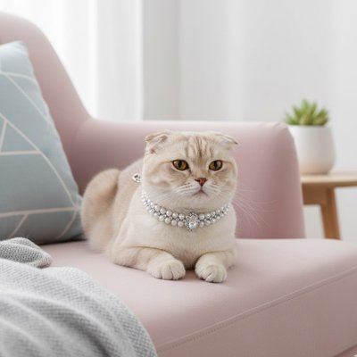 Collier chat avec pelles