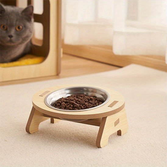 Gamelle chat surélevée