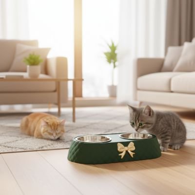 Gamelle double chat idéale pour deux chats