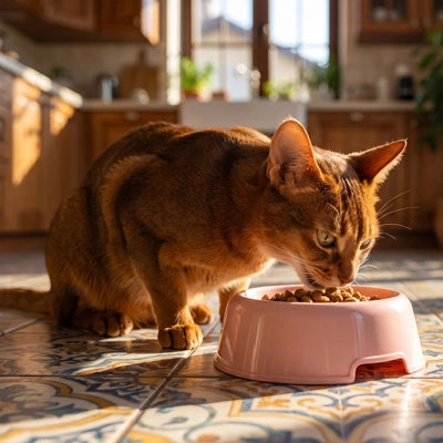 gamelles chat plastique rose compact.