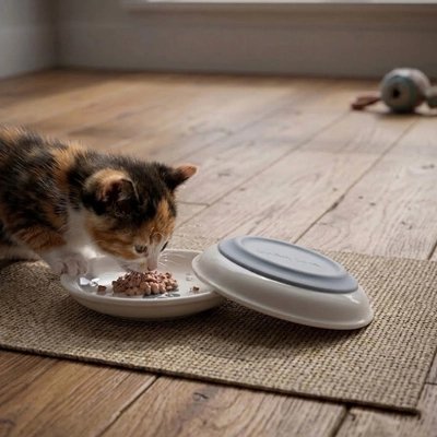 Gamelles Chaton céramique forme basse ergonomique