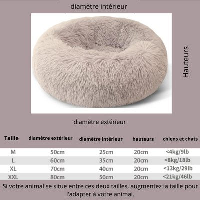 Lit Rond et Moelleux pour Chien et Chat - Joyeux Felin